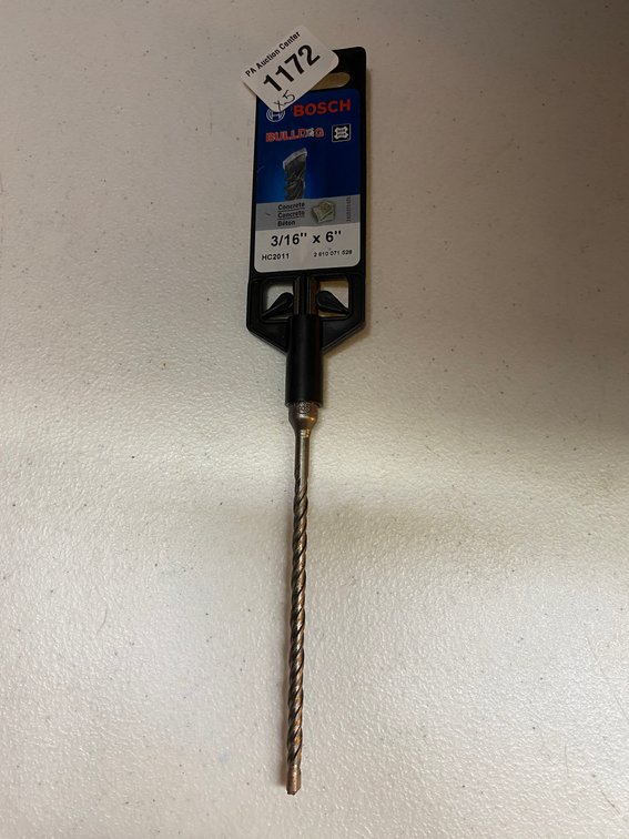 (5x) Bosch 3/16"x6" Concete Bit