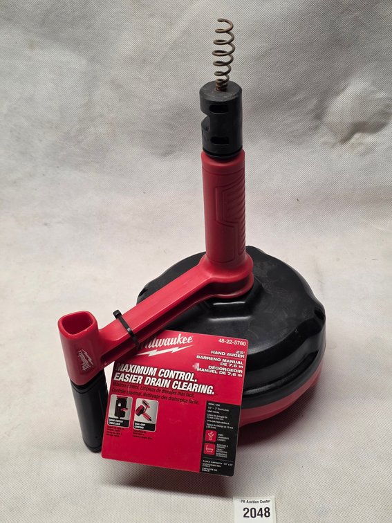 Milwaukee 25' Hand Auger Drain Cleaner 48-22-5760