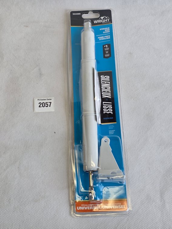 WRIGHT Hydraulic Door Closer - White Universal Fit