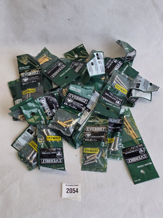 Everbilt Stainless Steel Machine Screws Assorted Lot