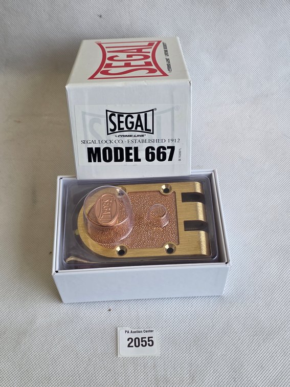 Segal Model 667 Brass Deadlock Lock