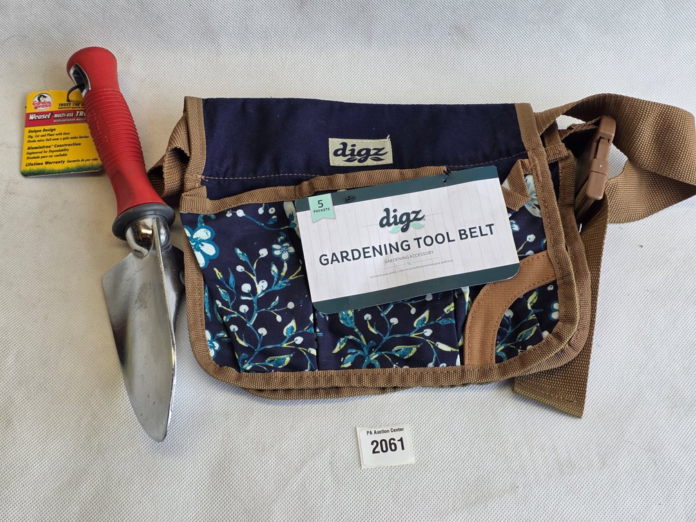 Digz Floral Gardening Tool Belt and Trowel