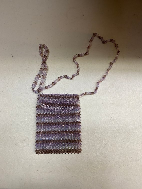 Vintage Giorgio Beverly Hills Beaded Crossbody Bag