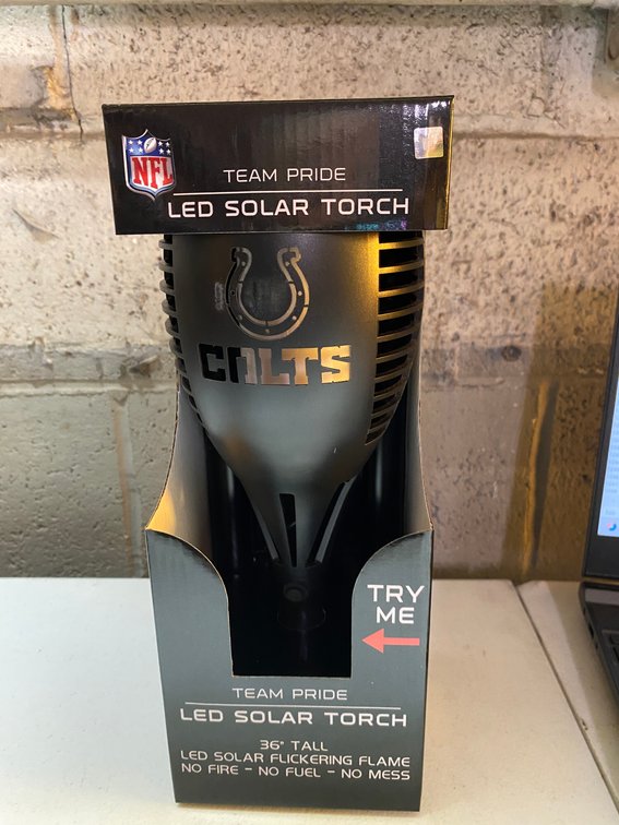 New 36" LED Solar Torch