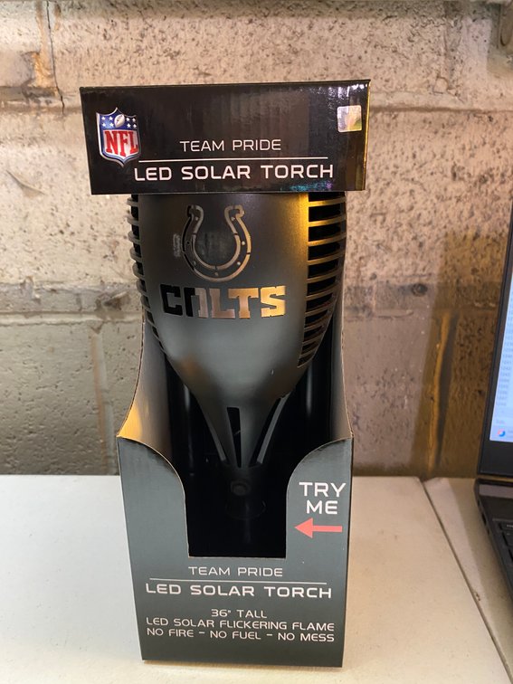 New 36" LED Solar Torch