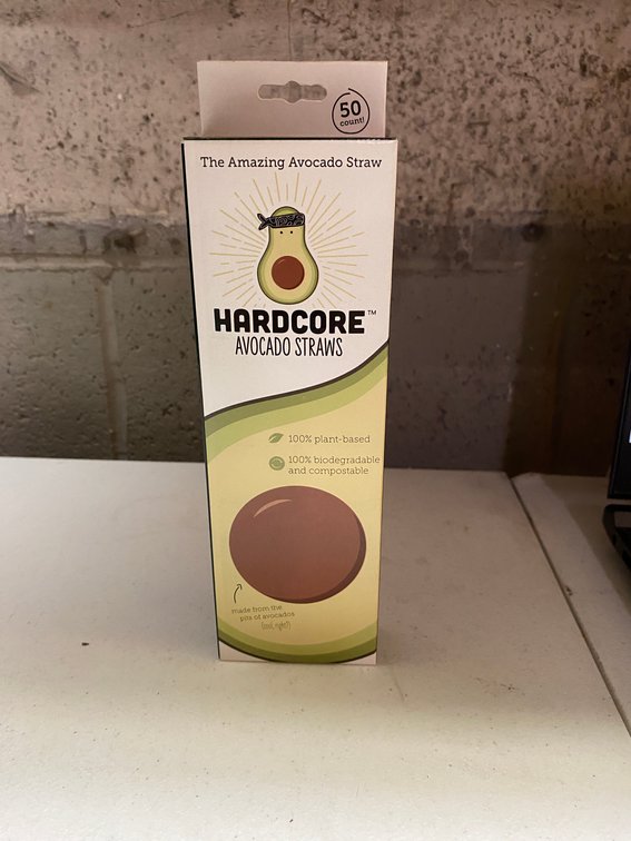 (2x)50ct Hardcore Avocado Straws