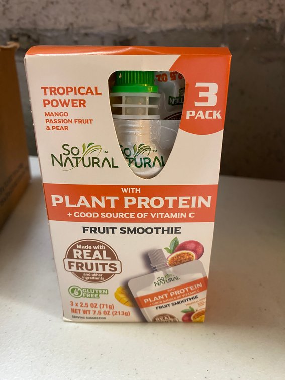 (2x)3pk So Natural Fruit Smoothie Pouches