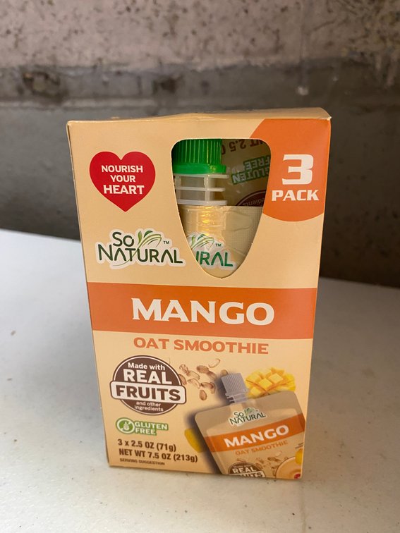 (2x)3pk So Natural Fruit Smoothie Pouches