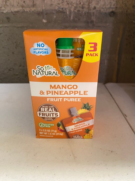(2x)3pk So Natural Fruit Smoothie Pouches