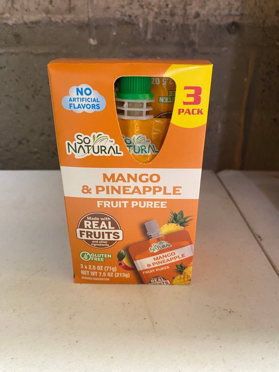 (3x)3pk So Natural Fruit Smoothie Pouches