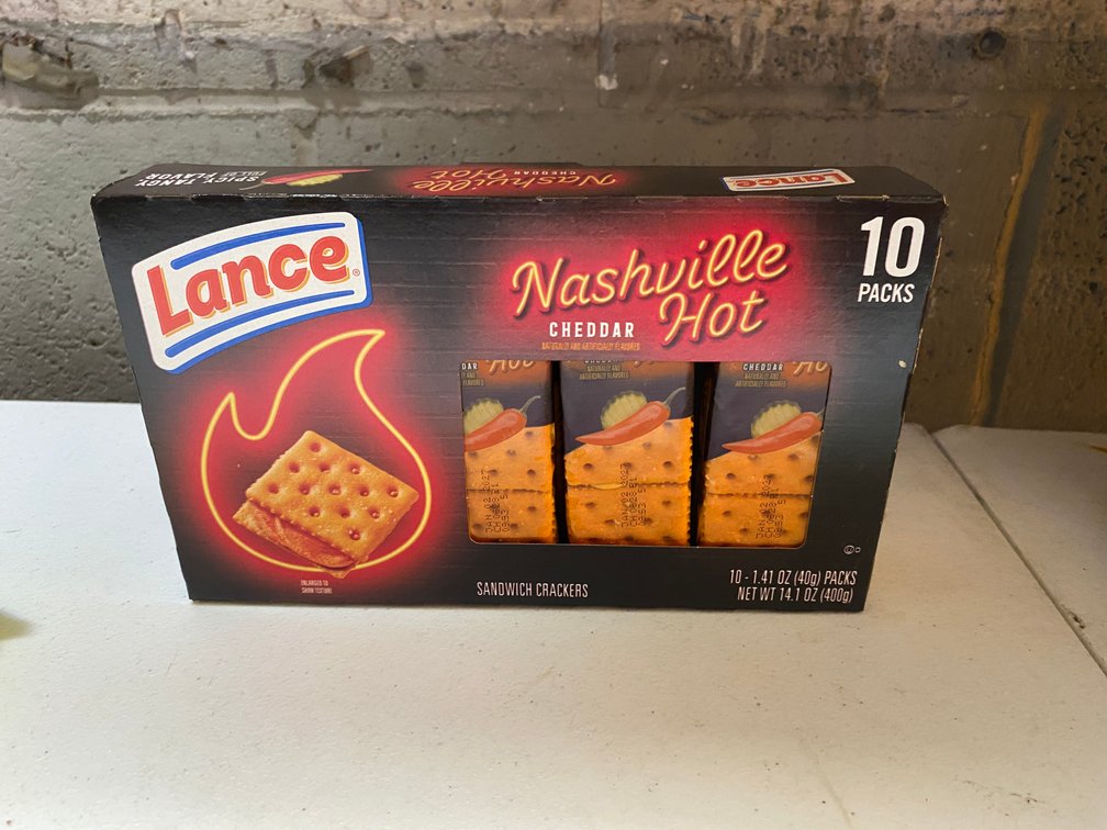 Lance 10pk. Nashville Hot Cheese Crackers