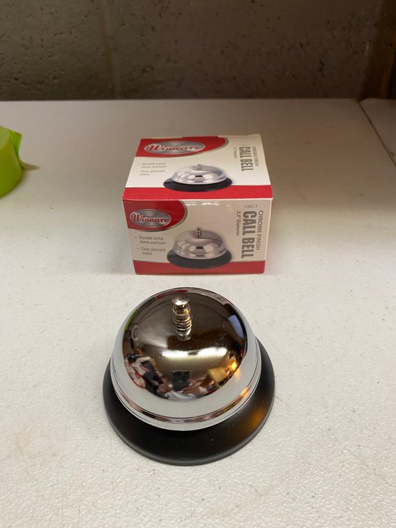(2x)Chrome Finish Call Bell