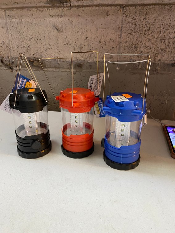 3- 6" LED Lantern