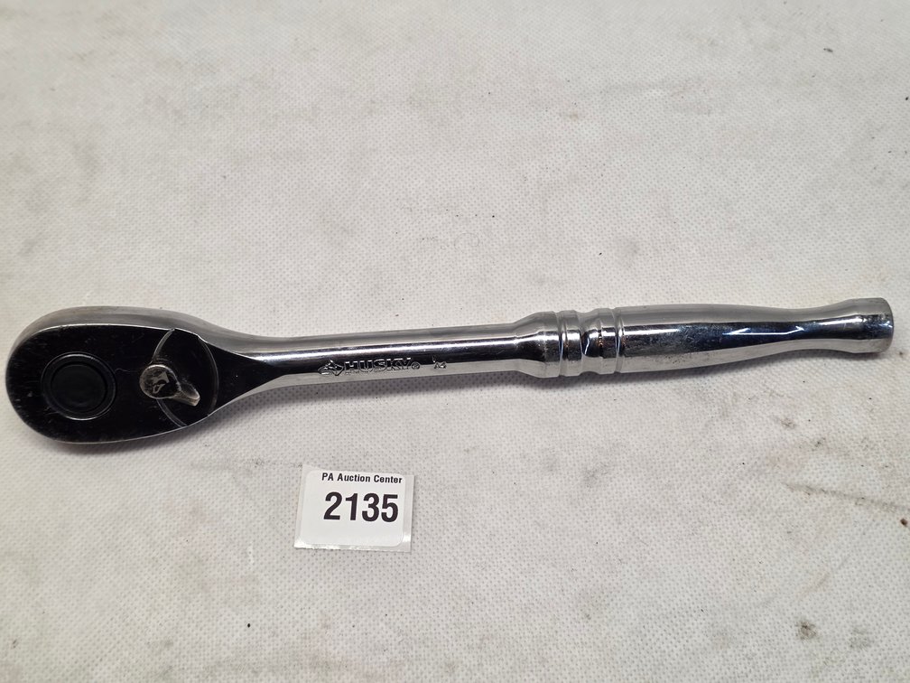Husky Chrome 1/2" Drive Ratchet Wrench