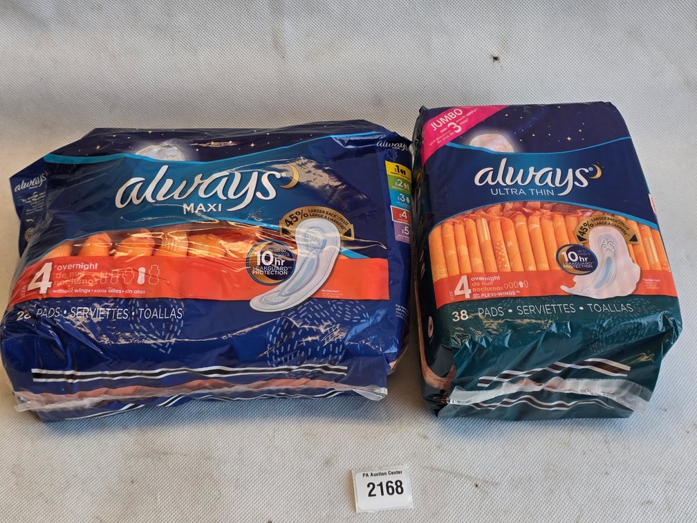 Always Maxi and Ultra Thin Pads Duo
