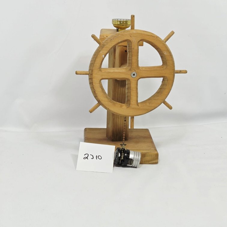 Ship Wheel Table Lamp