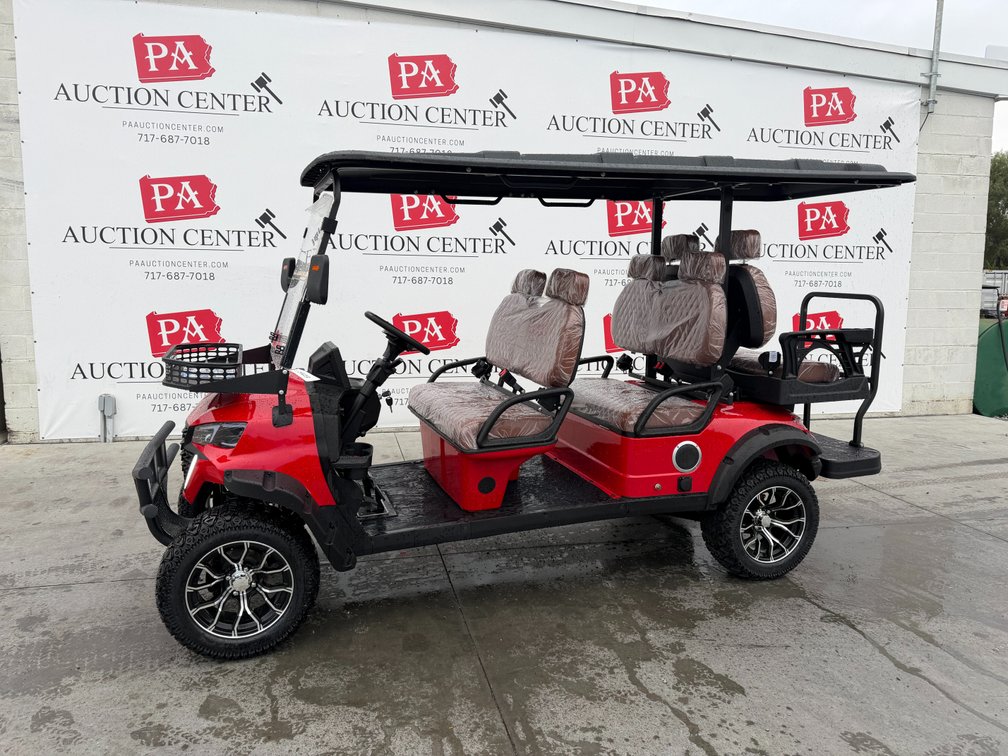 New SDLOOL 60V Electric Golf Cart Red