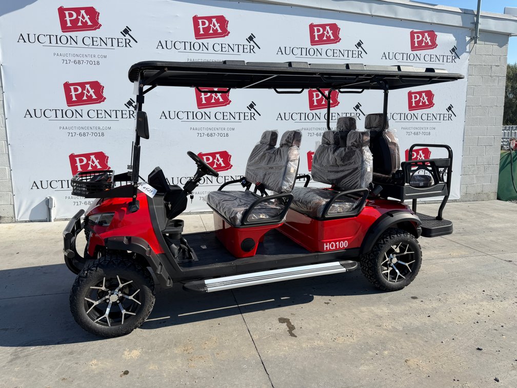 New SDLANCH  60V Electric Golf Cart Red