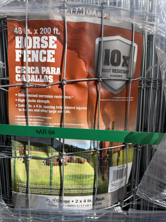 (4X) New 48"X200' Rolls Of Pasture Fence