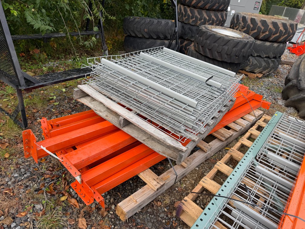 Skid Lot Of Pallet Racking