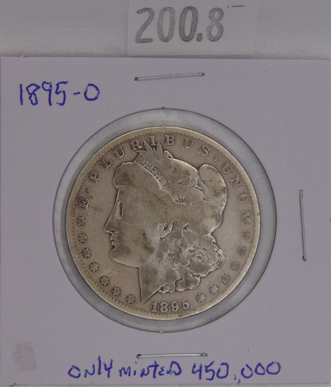 1895-O Morgan Dollar G. Mintage of only 450,000.
