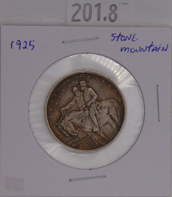 1925 Stone Mountain Memorial Half Dollar. Mintage of 1,314,709.