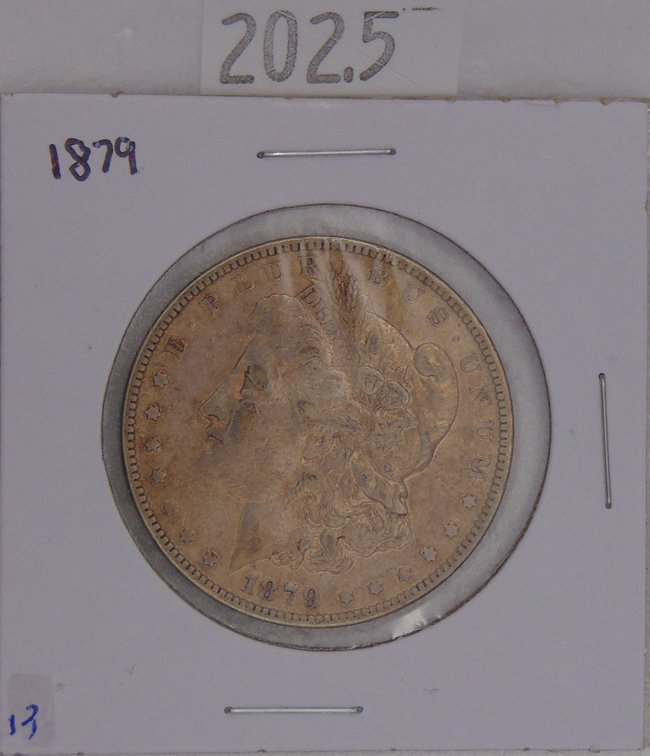 1879 Morgan Dollar EF.