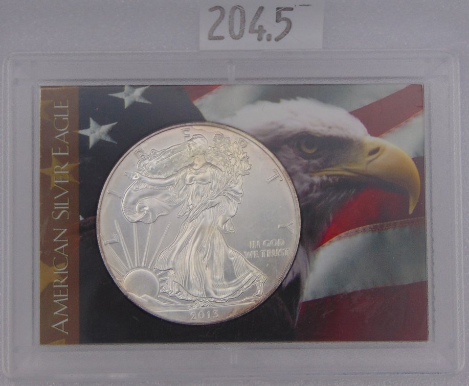 2013 Silver Eagle 1 Troy Oz. .999 Silver.
