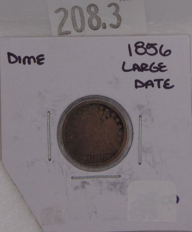 1856 Seated Liberty Half Dime G4 (no-arrows).