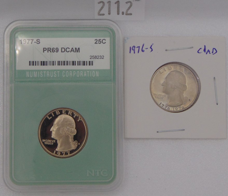 (2) Washington Quarters: