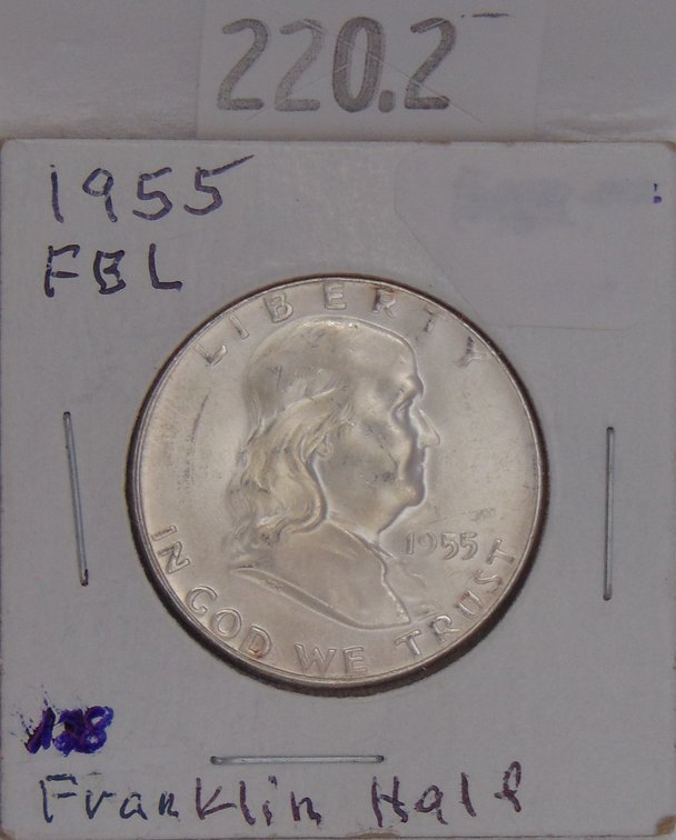1955 Franklin Half Dollar BU.