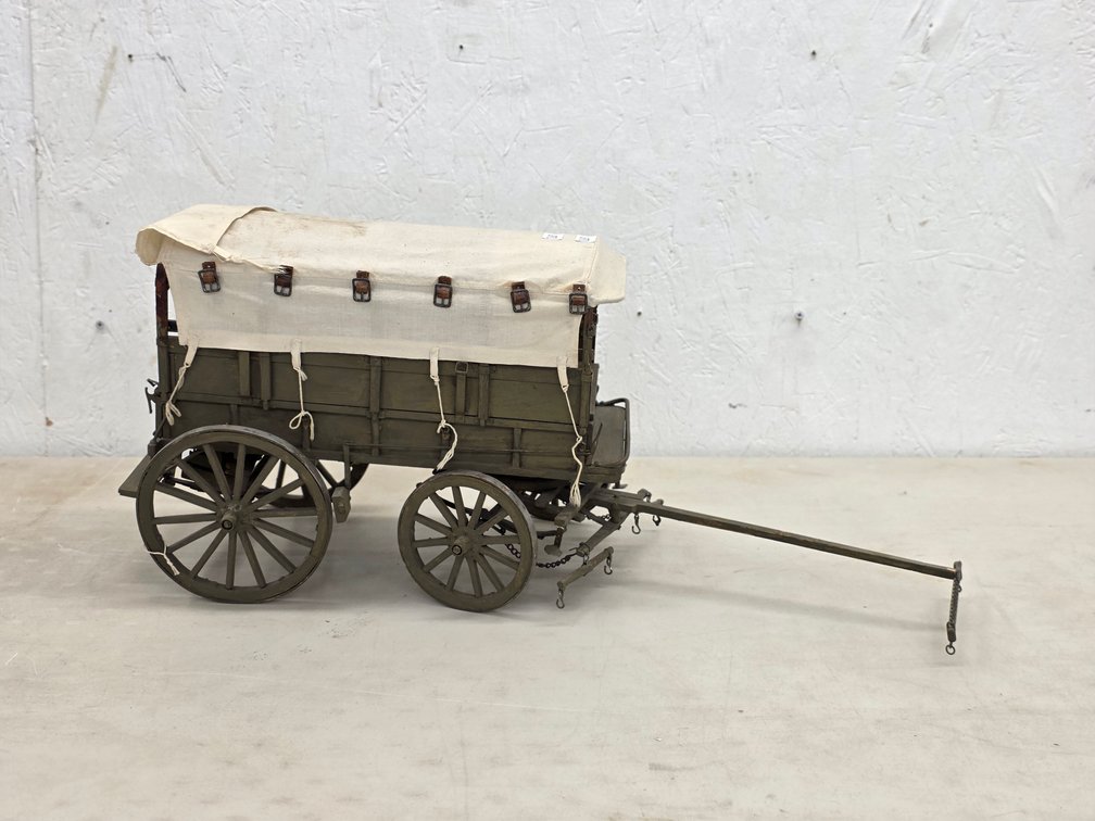Rare Military Transport Wagon by Joel Zook 1990