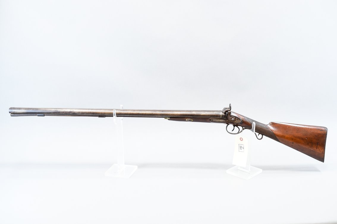 Belgian SXS Hammer 12 Gauge Percussion Shotgun