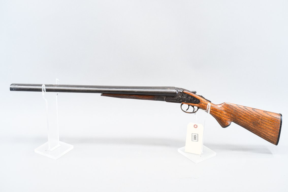 (CR) Plymouth SXS 12 Gauge Hammerless Shotgun