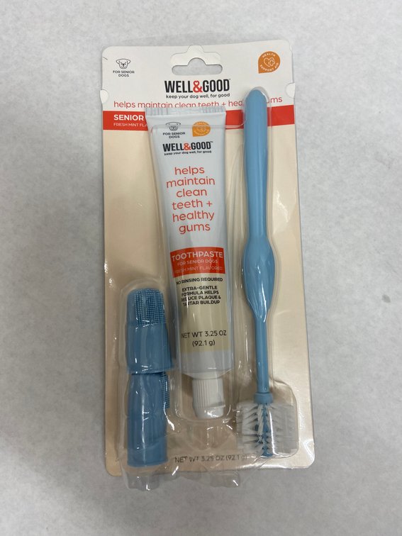 (288x Bid)Well & Good 3pc Dog Dental Health Kit
