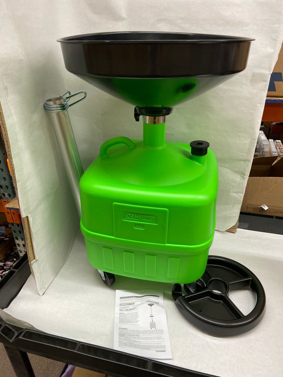 (11x Bid)OEM Tools 9gal Upright Portable Oil Drain