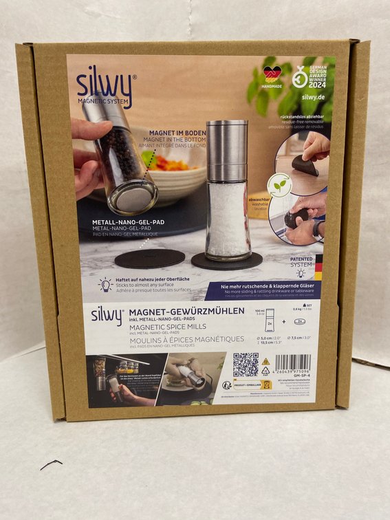 Silwy 4pc Magnetic Spice Mill Set