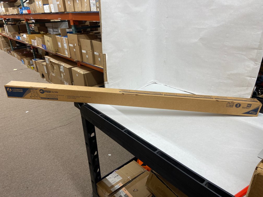 (6x Bid)Lithonia Lighting 4ft 2-Lamp Strip