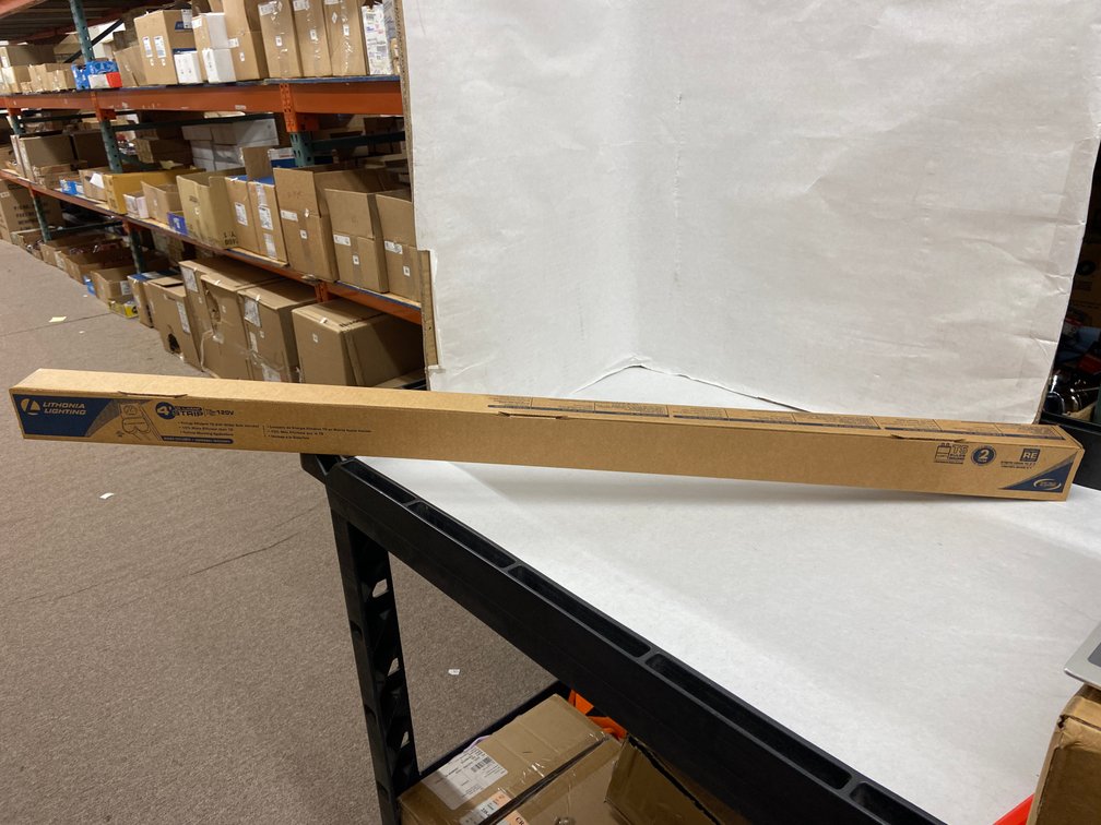(18x Bid)Lithonia Lighting 4ft 2-Lamp Strip