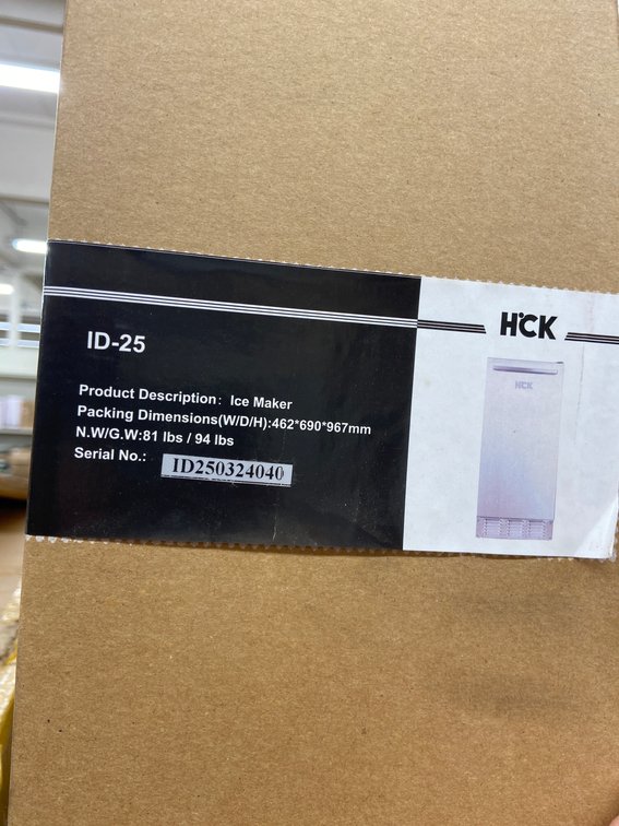 HCK ID-25 Ice Maker