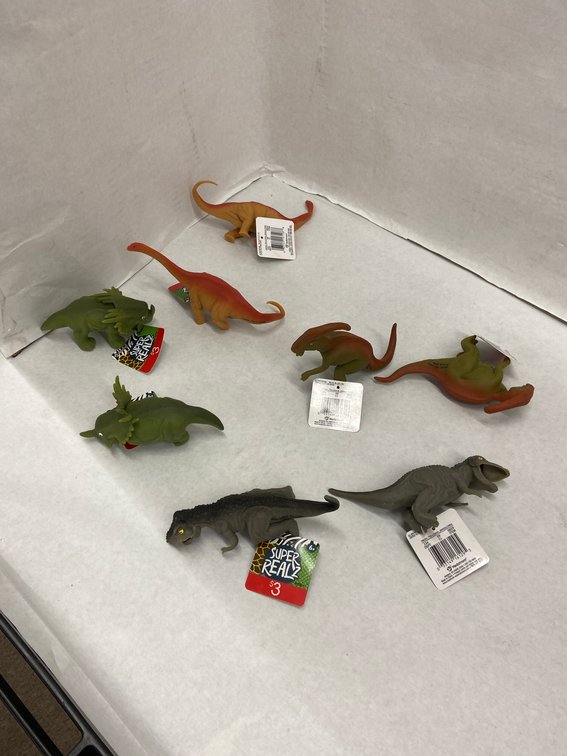 (6x Bid)Hedstrom 8pc Stretchy Animal Figure