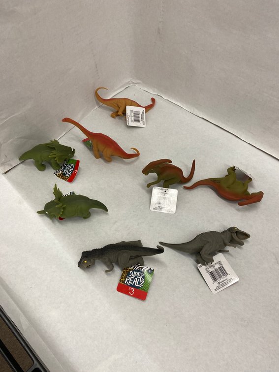 (96x Bid)Hedstrom 8pc Stretchy Animal Figure