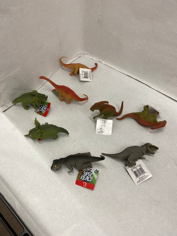 (12x Bid)Hedstrom 8pc Stretchy Animal Figure