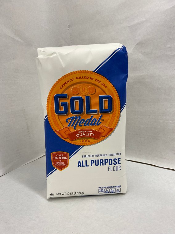 (8x Bid)Gold Metal 10lb All Purpose Flour