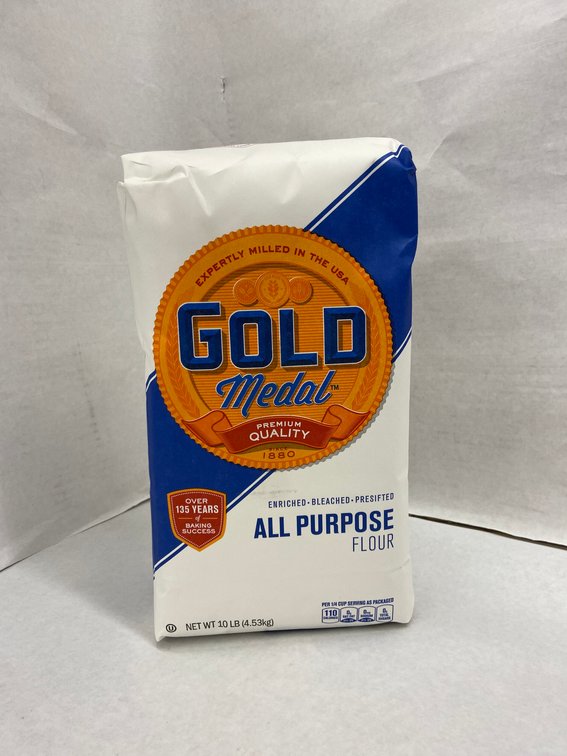 (16x Bid)Gold Metal 10lb All Purpose Flour