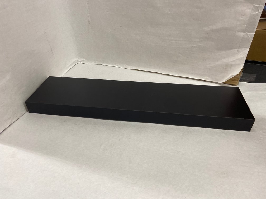 (24x Bid)Mainstays 23"x5.5"x1.5" Floating Wall Shelf