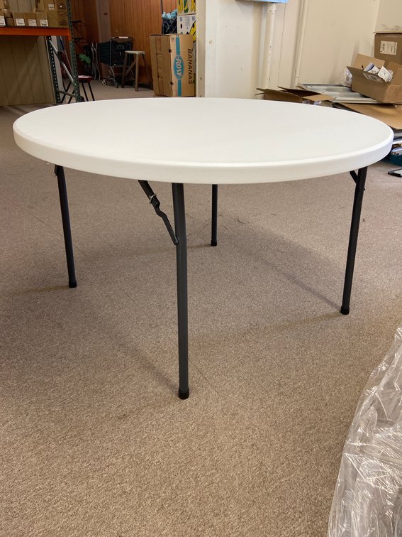 (2x Bid)Round 48" Blow Mold Table
