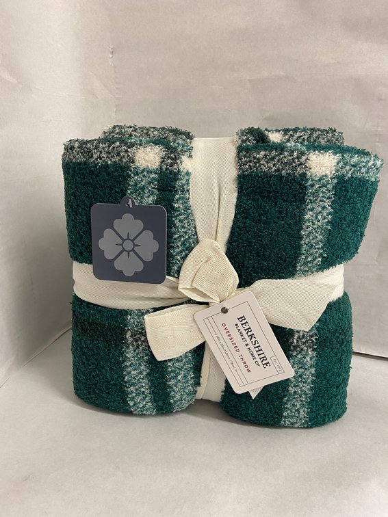 (4x Bid)Berkshire 60"x70" Throw Blanket