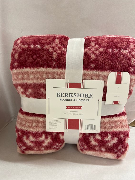 (8x Bid)Berkshire 60"x70" Throw Blanket
