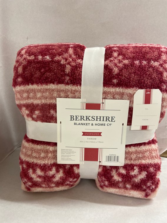 (13x Bid)Berkshire 60"x70" Throw Blanket